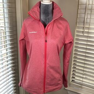 Mammut Full Zip Athletic Jacket Size M Pink